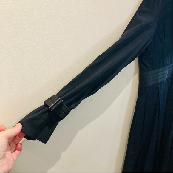 SARAH PACINI Sz 1 Futuristic Lagenlook Statement Collar & Bubble Hem Overcoat - Picture 8 of 13